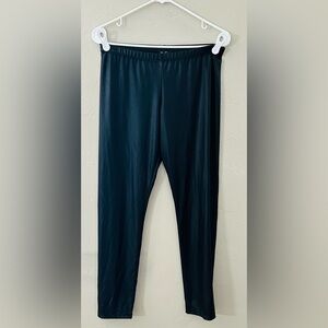 Guess Black Leather Leggings